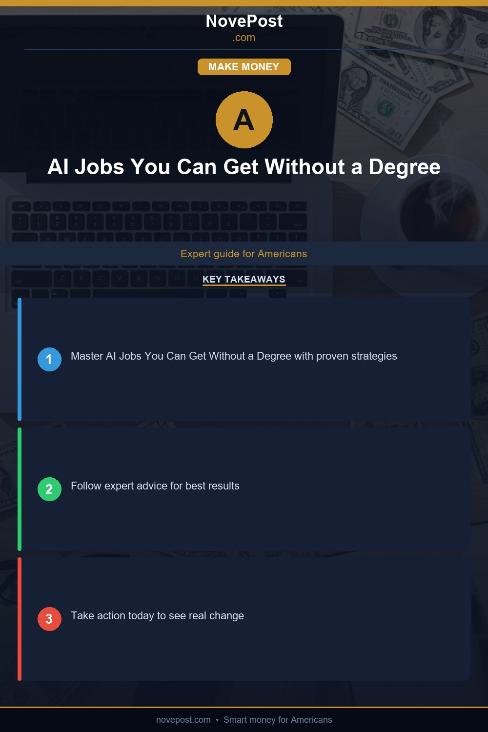 AI Jobs You Can Get Without a Degree infographic