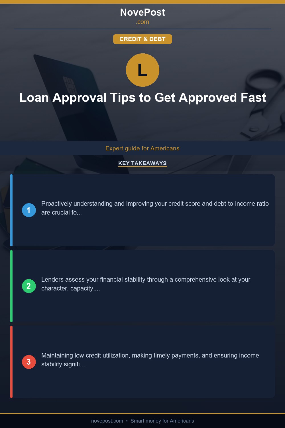 Loan Approval Tips to Get Approved Fast infographic