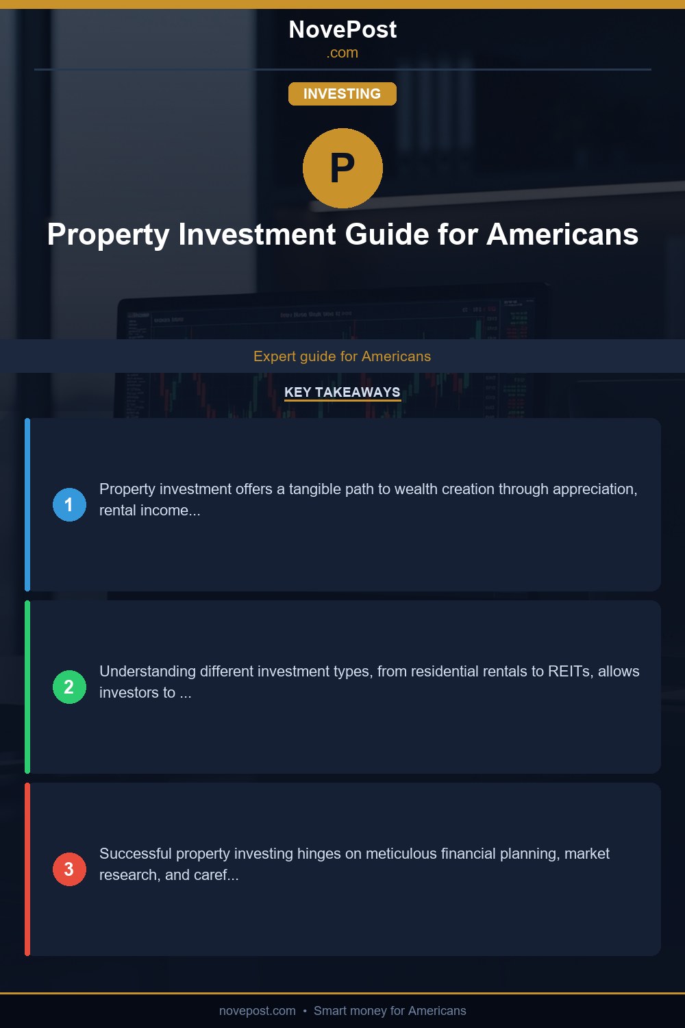 Property Investment Guide for Americans infographic